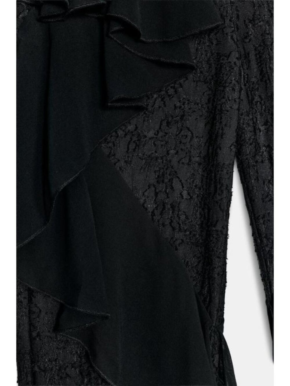 ZARA LACE RUFFLE PANTS - Picture 8 of 8